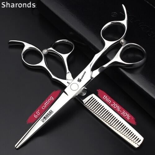 6 Inch Professional Hairdressing Scissors Hair Stylist Special Thinning Shear Fishbone Scissors Hair Salon Use Shears Customlogo