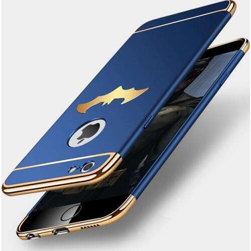 Luxury PC Phone Case For iPhone X XS XR XS MAX 7 8 Plus Coque 3 in 1 360 Protective Matte Cover Case For iPhone 6 6S 6 Plus 7 8