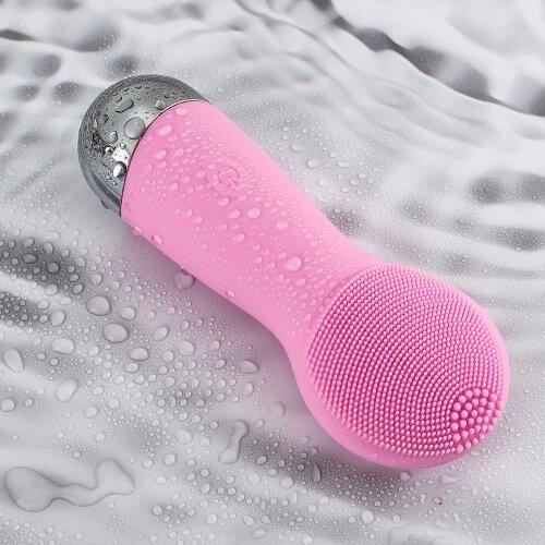 Face Wash Brush Silicone Electric Facial Cleansing Sonic Deep Washing Cleaner Facial Beauty Massage Equipment Portable Skin Care