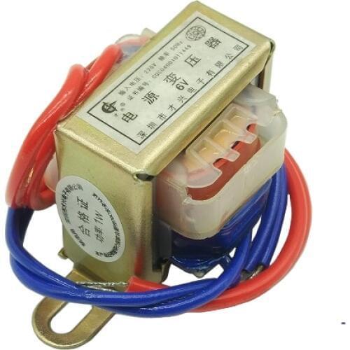EI28 power transformer 1W DB-1VA 220V to 6V/9V/12V/15V/18V/24V/single/double Input voltage 220V