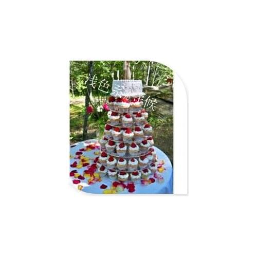 Wedding decoration7 Tier Round Maypole Acrylic Cupcake Stand, 7 Tier Round Perspex Cupcake Stand, 7 Tier Wedding Cake Stands