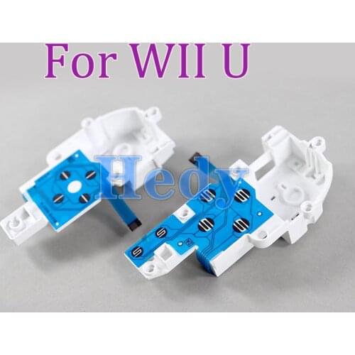 1set Ribbon Flex Cable with Bracket For Wii u WIIU Pad Controller Left Right Conductive Film Key Buttons Original used
