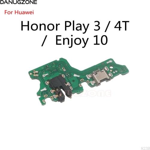 10PCS/Lot For Huawei Honor Play 3 4T / Enjoy 10 USB Charging Dock Port Socket Jack Plug Connector Charge Board Flex Cable