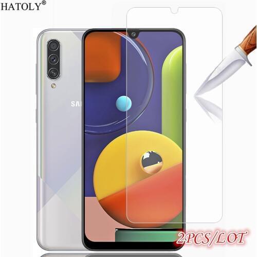 2Pcs Glass For Samsung Galaxy A50S Tempered Glass For Samsung A50S Screen Protector Phone Film For Samsung A50S Protective Glass