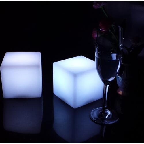ABS Matte D10cm Modern Light up 7 colors changing led table lamps Bar Stool for Bar furniture Free Shipping Dropshipping 1pc/Lot