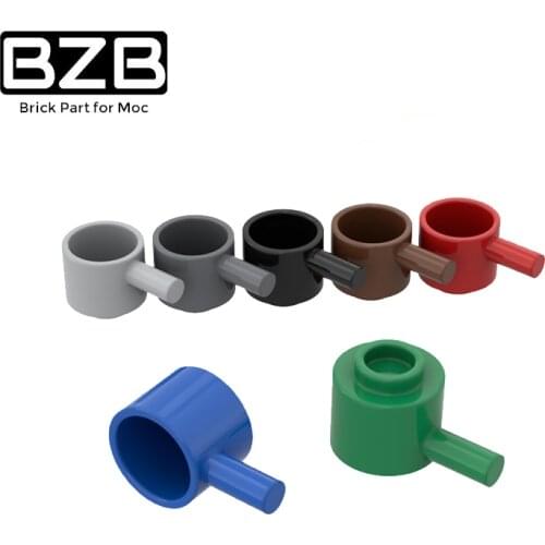 BZB MOC Assembly Particles 4529 Deep Pot Handheld Props Building Block Parts Kids DIY Education High-Tech Parts Toys Gifts