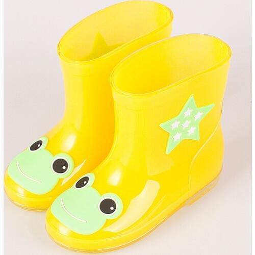 Kids girls Jelly shoes autumn rainboots boys child boots color three-dimensional cartoon childrens rain boots warterproof shoes