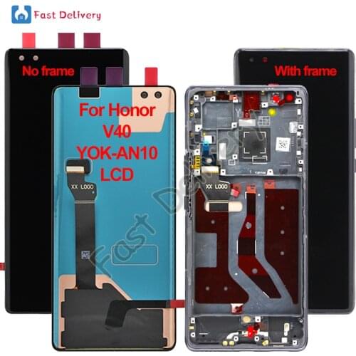 For Honor V40 5G YOK-AN10 LCD Display Touch Screen Digitizer Assembly Replacement Accessory Parts For Honor V40 lcd 100% Tested