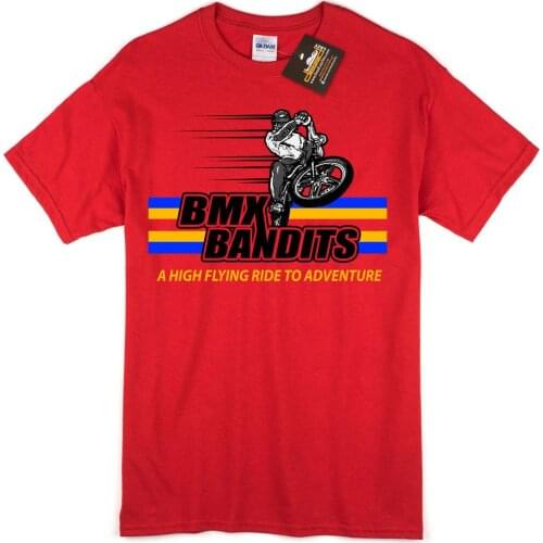 Bmx Bandits 80S Film T Shirt Retro 1980 80S Movie Inspired Fan Shirt Bikemen T Shirt 2019 Fashion Printed Cotton Men T-Shirts
