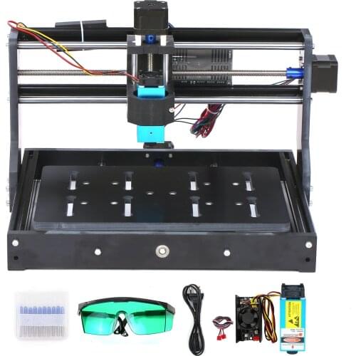 CNC3020 CNC Laser Engraver Router Kit Mini DIY Milling Engraving Machine GRBL Control with 300x200x45mm Large Working Area