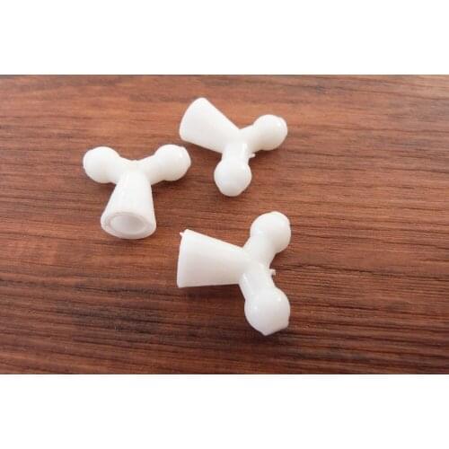 25x20mm white triangle shape plastic beads doll skeleton for handcraft toy joint skeleton accessories--30pcs--100pcs option