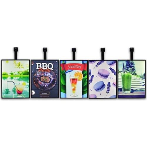 Restaurant equipment fast food led light box menu board led advertising frame