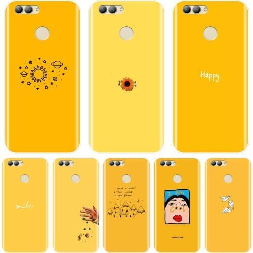 TPU Yellow Space Star Phone Case Silicone For Huawei Nova 2i 3 3I 3E 2 Lite Plus Soft Back Cover For Huawei Nova Smart Lite 2017