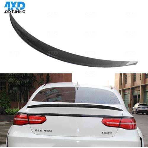 GLE Coupe Carbon Fiber Spoiler For Mercedes W166 AMG Rear Trunk Spoiler Wing GLE400 GLE500 GLE63 GLE300 2015 2016 2017 2018 2019