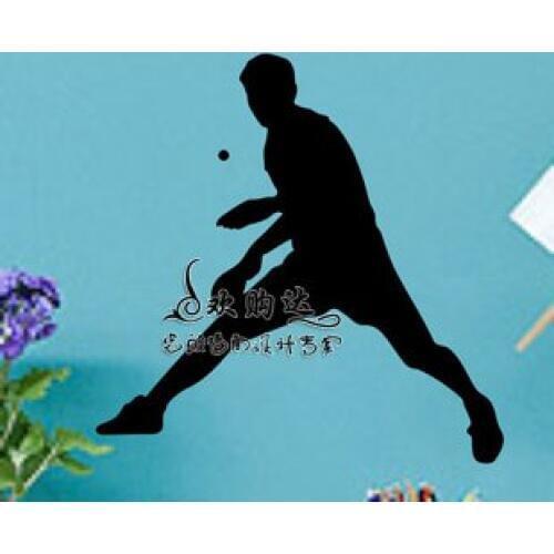 Table Tennis Sticker Ping pong Sports Decal Posters Vinyl Wall Decals Pegatina Quadro Parede Decor Mural Ping Pong Decal