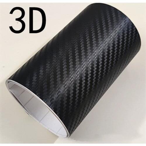30cmx127cm 3D Carbon Fiber Vinyl Car Wrap Sheet Roll Film Car Stickers and Decal Motorcycle Auto Styling Accessories Automobiles