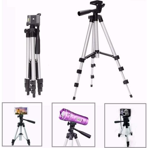 Extendable Mobile Smart Phone Digital Camera Tripod Stand Mount Holder Clip Set For Nikon Canon iPhone Xiaomi Gopro 105cm/65cm