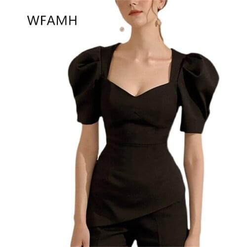 Женские летние рубашки Wfamh China At AliExpress