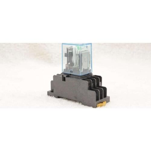 10set 220V AC Coil Power Relay MY4NJ HH54P-L 14 Pin 5A With PYF14A Socket Base