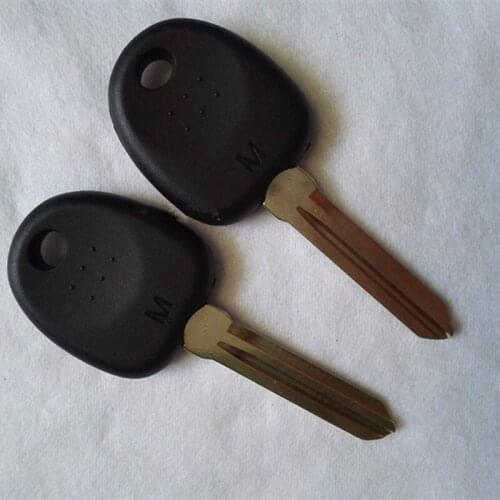 DAKATU Ignition Transponder Chip Car Key Shell Left Blade FOB for HYUNDAI Coupe Tucson Elantra Accent Santa Fe i10