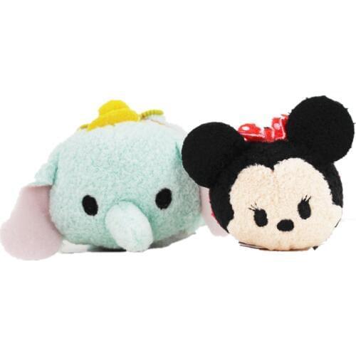 8-9cm plush cartoon doll toys Minnie Mickey Mouse Plush Doll Toy cute mice girl soft elephant animal stuffed funny pendant