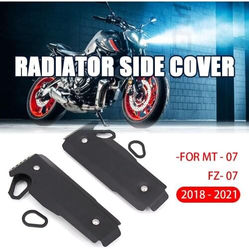 Motorcycle Accessories Radiator Side Grille Cover Protector Guard Covers For YAMAHA MT-07 MT07 FZ-07 FZ07 2018 2019 2020 2021