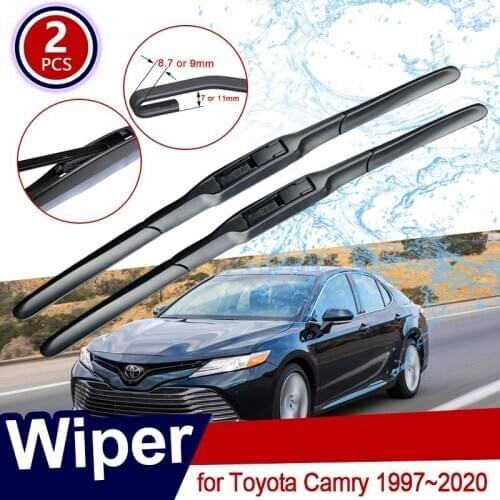 Car Wipers Blade for Toyota Camry XV20 XV30 XV40 XV50 XV70 XV 20 30 40 50 70 1997~2020 Car Accessories Windshield Wipers