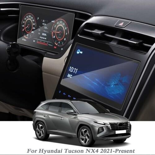 Car Styling Dashboard Display Film For Hyundai Tucson NX4 2021-Present GPS Navigation Screen Protective Glass Film Stickers