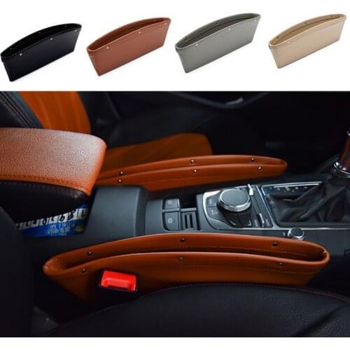 Car styling Car Seat Organizer Slit Gap Pocket Storage Box for Hyundai IX35 IX45 Sonata Verna Solaris Elantra Tucson Mistra IX25