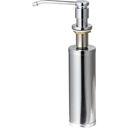New Built in Sink Soap Dispenser for Kitchen Sink 300ml Bottle Stainless Steel Lotion Dispenser