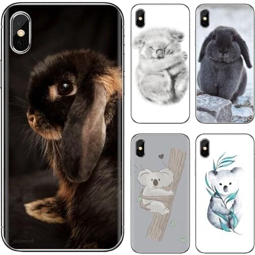 For ZTE Blade A520 A512 A452 A602 A5 2019 V6 V7 V8 V9 V10 Lite Viat Cute Mr Koala Easter Bunn Rabbit Silicone Phone Bag Case