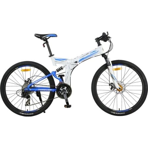 Mountain Bike Variable Speed Off-Road Folding Double Shock Absorption Soft Tail Racing Aluminum Alloy