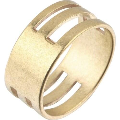 GENBOLI Brass Color Men Women Jump Ring Open & Close Tools Finger Rings DIY Earrings Handwork Tools Ring Jewelry Findings