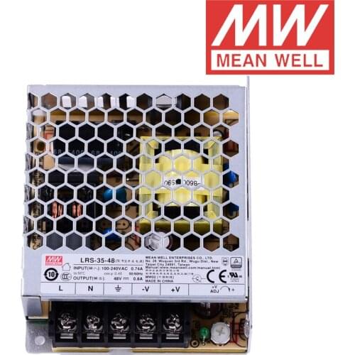 Mean Well LRS-35-48 meanwell 48VDC/0.8A/38W Single Output Switching Power Supply online store
