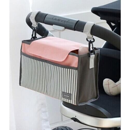 Multifunctional Mummy Bag Baby Diaper Nappy Pram Stroller Hanging Bag Stroller Accessories