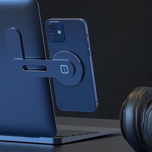 Mobile phone holder notebook side-mounted multi-screen holder connected to computer holder screen support frame dual display