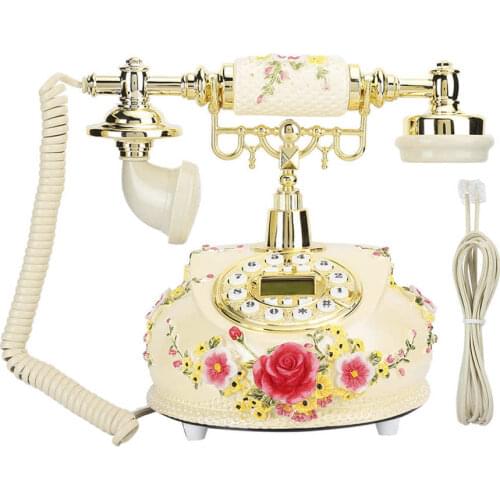 MS-525A Resin Innovative European Classical Vintage Antique Telephone for Office Home