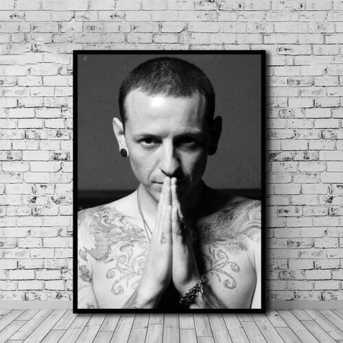 MT2873 Chester Bennington Pop Rock Music Singer Star Poster Painting Art Poster Print Canvas Home Decor Picture Wall Print