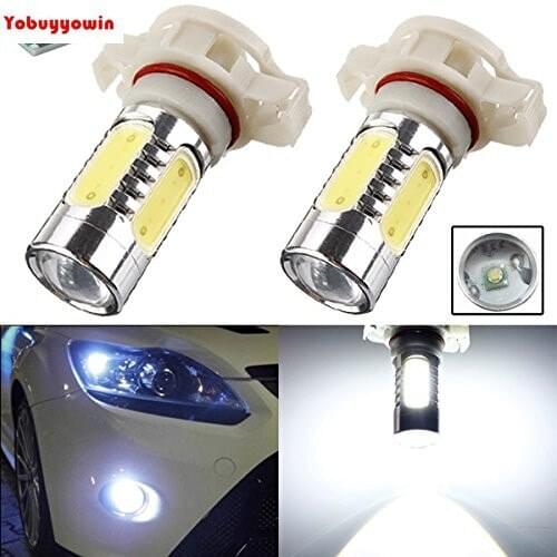 New 2 x H16 5202 CREE Chips COB Car Fog Lamps Daytime LED Lights Bulbs Car Daytime Driving Lights Bulb White