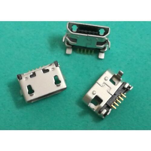 50pcs/lot New Micro mini USB jack socket connector Charging Sync Port Verizon for KYOCERA Brigadier E6782 Duraforce E6560
