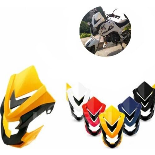 Motorcycle Front Headlight Headlamp Fairing Cover Windshield Screen For Honda Grom Msx125 Years 2013-2019 Lv.3