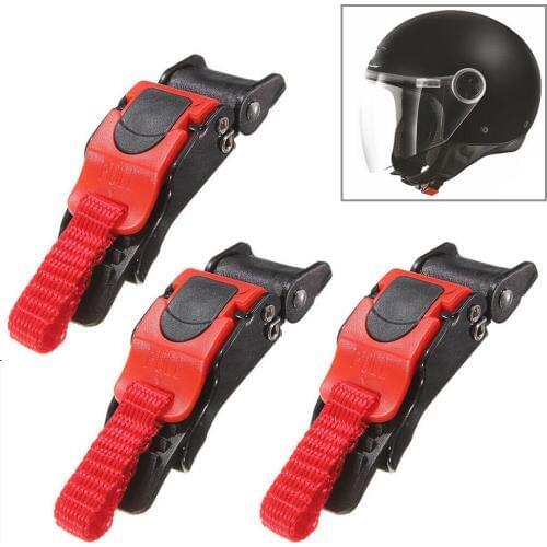 3 x Motorcycle Bike Helmet Chin Strap Speed Sewing Clip Quick Release Buckle