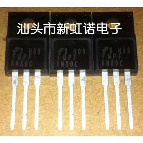 5Pcs/Lot New Original FQPF6N80C Integrated circuit Triode In Stock