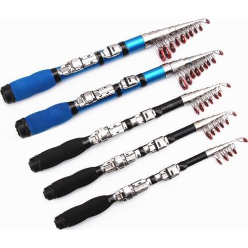 DYGYGYFZ 1.0M -2.3M Carp Fishing Rod Feeder Hard FRP Carbon Fiber Telescopic Fishing Rod Mini Ultra Short Sea Rod