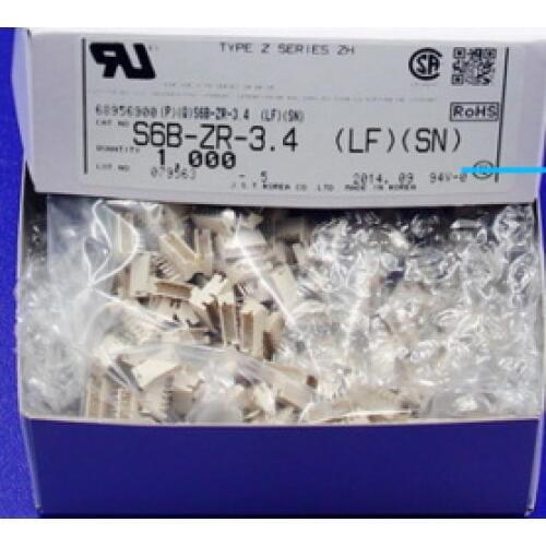 S6B-ZR-3.4 Header Connectors terminals housings 100% new and original parts S6B-ZR-3.4(LF)(SN)
