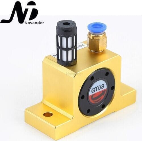 GT10 Industrial Household Pneumatic Vibrator Oscillator Air Rotary Turbine Driven Turbo Vibrator