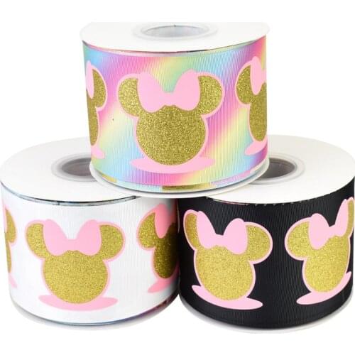 HSDRibbon 75mm 3inch hsd-design custom Pattern on Grosgrain Ribbon