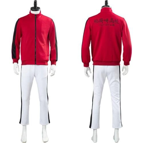 Haikyuu Miya Atsumu Cosplay Costume Top+Pants Sportswear Jerseys Suit High School Uniform