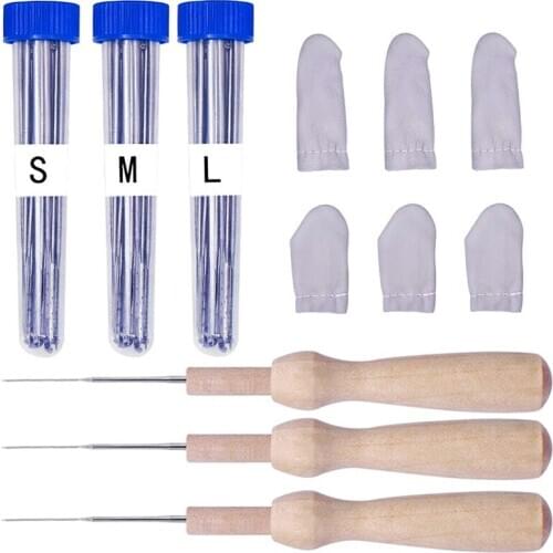 LMDZ 2.3 inches (60 mm) 15 pcs and Big Eye Stitching Needles 2 inches (52 mm) 15 pcs for Leather Projects in Storage