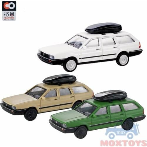 XCarToys 1:64 VW Santana Wagon w/car roofbox Diecast Model Car